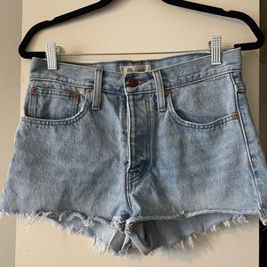 Madewell relaxed denim shorts